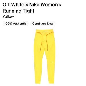NWT Nike x Off White running legging